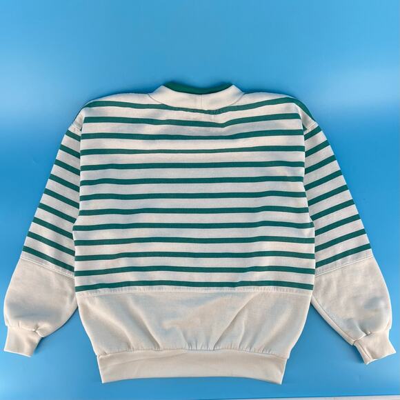 90s striped crewneck sweatshirt 1990s vintage - Picture 2 of 6